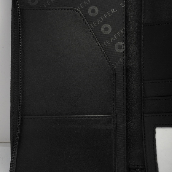 New Shaffer Card Organizer Holder Leather & Canvas - Picture 5 of 8